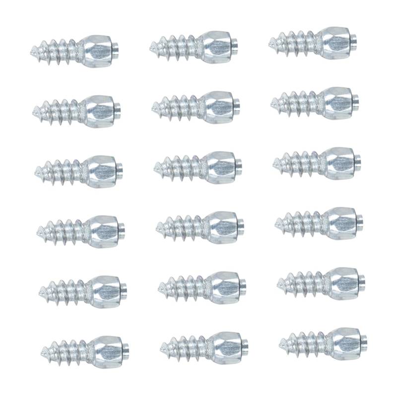 TOPBATHY 100Stücke Schneereifenbolzen Professionelle für Winterreifen Rutschfeste Spikes für Autos Motorräder Fahrräder und Stiefel Installieren von TOPBATHY