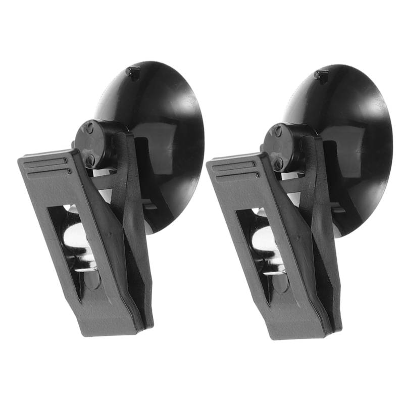 TOPBATHY 1Paar Auto Saugnapf Halter Für Dokumente Und Brillen Multifunktionale Auto Klemme Für Windschutzscheibe Sicherer Clip Für Karten Und Tickets von TOPBATHY