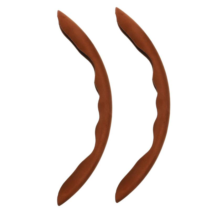 TOPBATHY 1Paar Lenkradabdeckung aus Ultradünnem Mikrofaser Suede rutschfest Passend für Fahrzeuge Verleiht Ihrem Auto Einen Eleganten Look und Verbessert von TOPBATHY