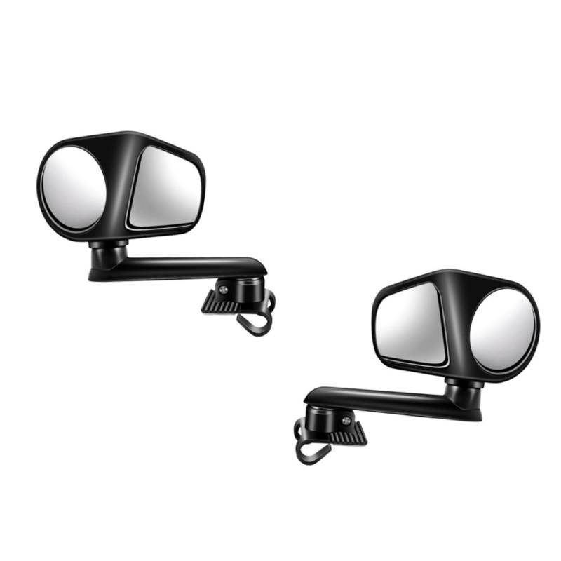 TOPBATHY 1Paar Weitwinkel Rückspiegel Für Autos Einstellbare Rückfahrhilfe Mit Gehäuse Teiliges Für Verbesserte Sicht Vorderbereich Autozubehör von TOPBATHY