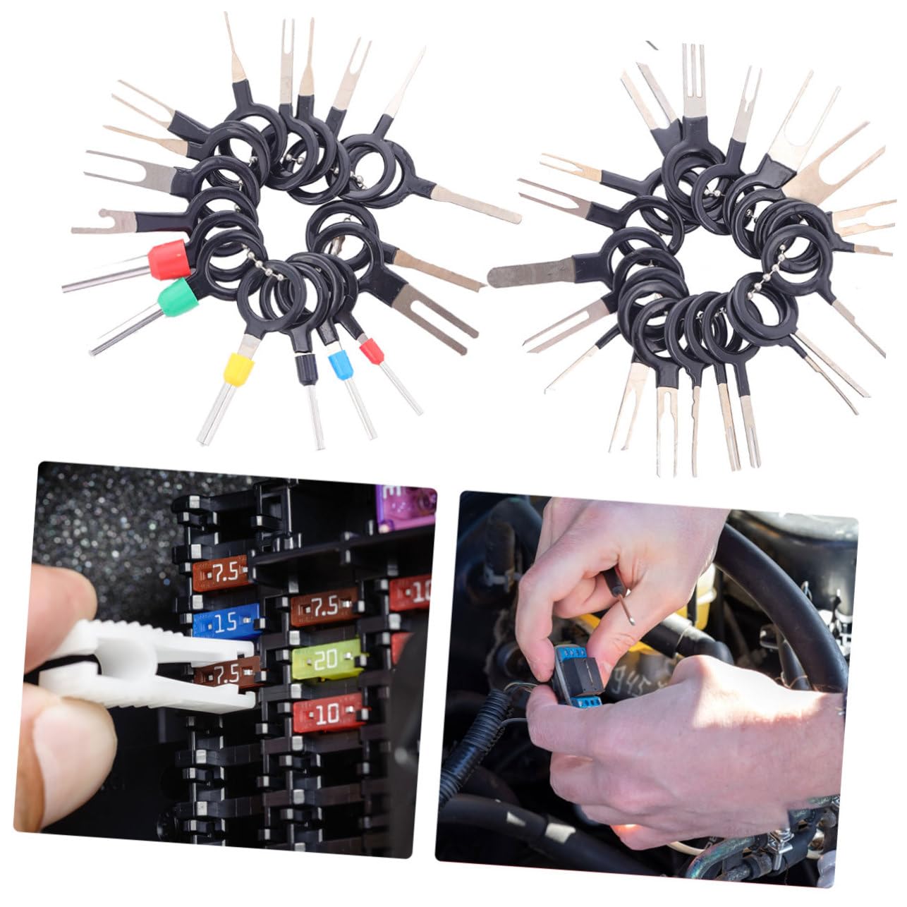 TOPBATHY 1Satz Teiliges Stiftextraktor Terminal Entfernen Werkzeug Mit Gummimanschetten Design Leicht Und Kompakt Für Manuelle Demontage Von Autoschlüsseln Und Kabelbäumen TOPBATHY 1Satz Teiliges Stiftextraktor Terminal Entfernen Werkzeug Mit Gummimanschetten Design Leicht Und Kompakt Für Manuelle Demontage Von Autoschlüsseln Und Kabelbäumen von TOPBATHY