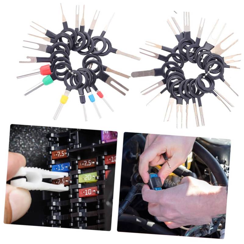 TOPBATHY 1Satz Teiliges Stiftextraktor Terminal Entfernen Werkzeug Mit Gummimanschetten Design Leicht Und Kompakt Für Manuelle Demontage Von Autoschlüsseln Und Kabelbäumen von TOPBATHY