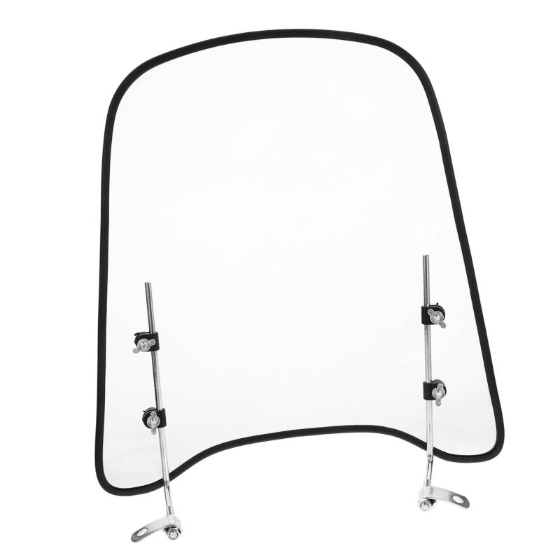TOPBATHY 1Satz Windschutzscheibe Universelle Windabweiser Leichtes Transparentes Design Für Sicheren Fahrkomfort Bei Wind Und Regen Für Mittlere Motorräder von TOPBATHY