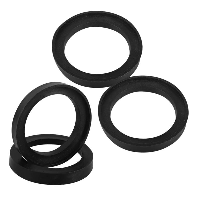 TOPBATHY 2 Paare Car-Audio-Lautsprecher Schallbahn mit Geschirr Lautsprecherring fit Abstandshalter für Auto-Stereo-Lautsprecher Subwoofer-Ringe Plastik Black von TOPBATHY