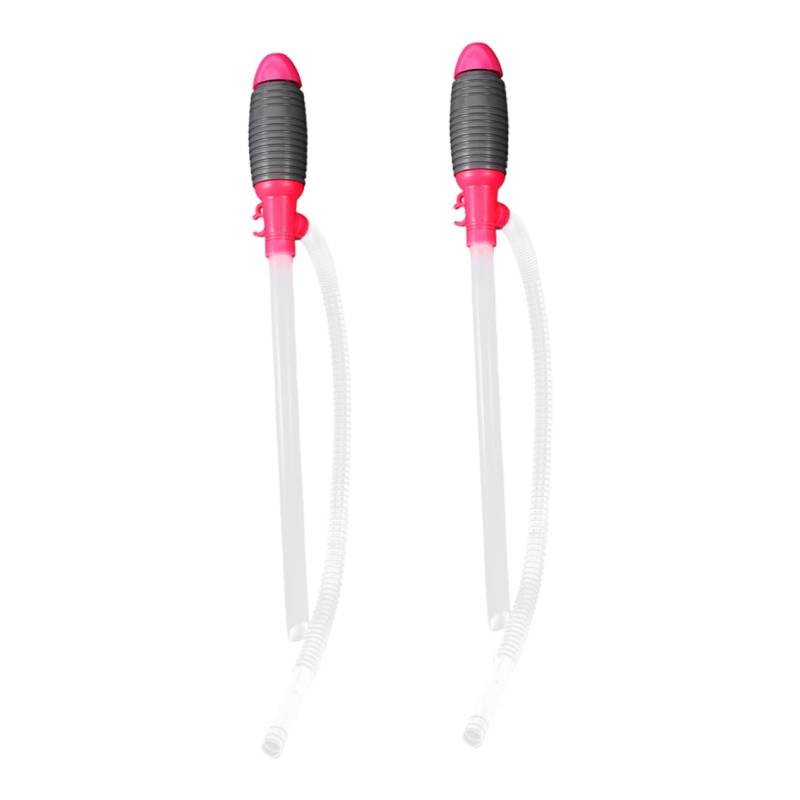 TOPBATHY 2 Pcs Öl Extractor Siphon Transfer Iii Tragbare Pumpe Benzin Saug Auto Zubehör Kunststoff von TOPBATHY