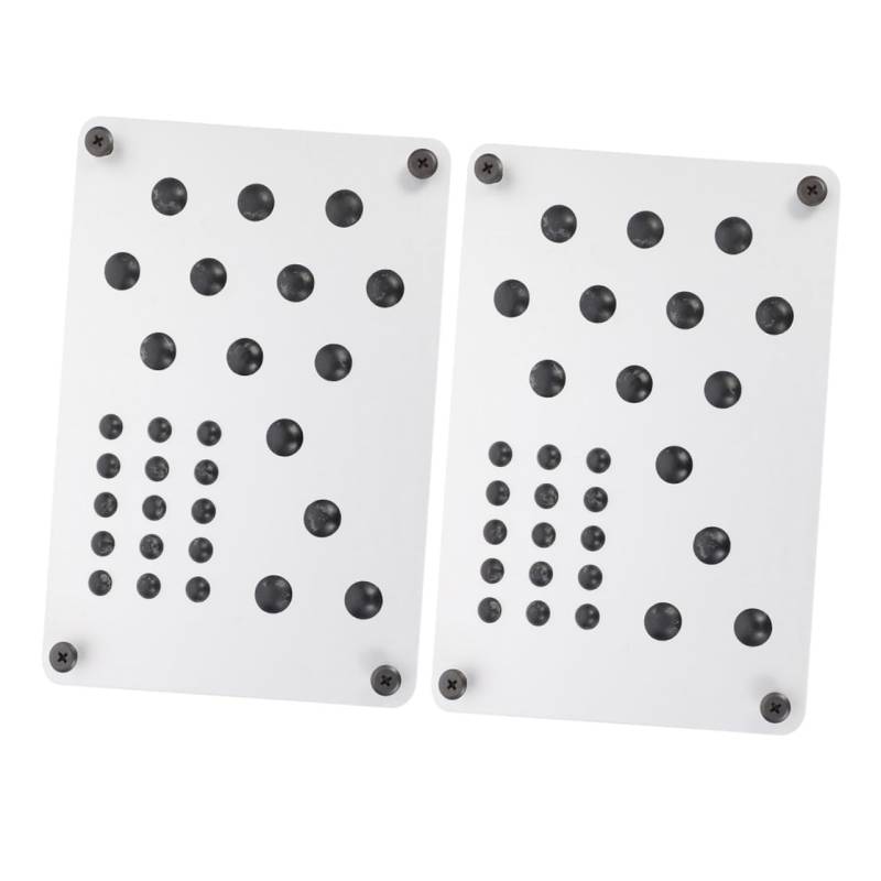 TOPBATHY 2 Stück Auto Pedalboden Automatten Auto Fußpolster Fahrer Blau Fußpedalmatte Schritt Auto Pedalteppich Patch Auto Pedalpolster Innenraum Focus Auto Fußmatte Aluminiumlegierung von TOPBATHY