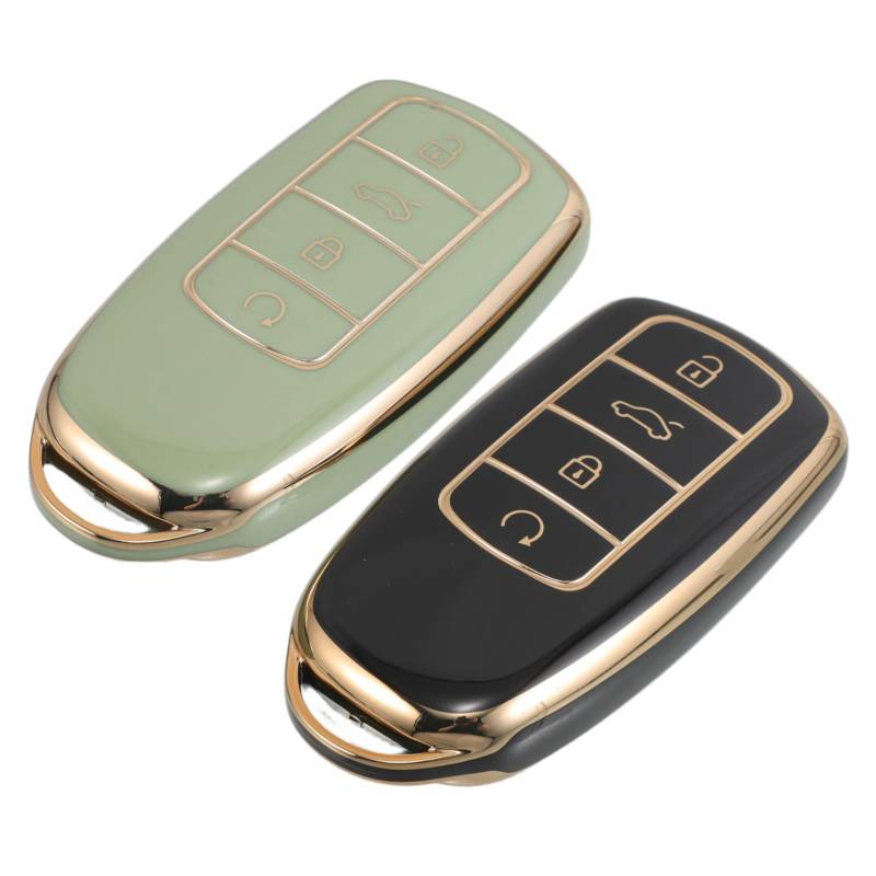 TOPBATHY 2 Stück Autoschlüsselgehäuse Schlüsselanhänger Autoschlüssel Ersatz Keyless Entry Protector Ersatzschlüsselgehäuse Autofernbedienungsabdeckung Schlüsselgehäuse Ersatz von TOPBATHY