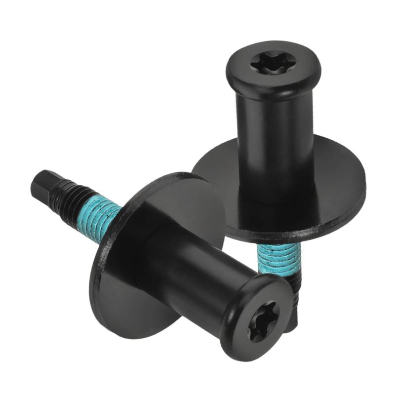 TOPBATHY 2 Stück Heckklappenschließer Und Rückseite Gate Latch Stürmer Sperren Ersatz Bolzen LKW Schlösser Für Drücken Verriegeln Tor Fallenschließer Metall Black von TOPBATHY