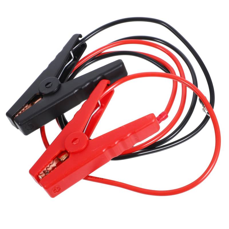 TOPBATHY 2 Stück Tragbare Klemme Autobatteriekabel Krokodilklemmen Abgewinkelte Starthilfekabel Befestigungsklemmen Crimpen Von Batterieklemmen Crimps Auto Starthilfeklemmen von TOPBATHY