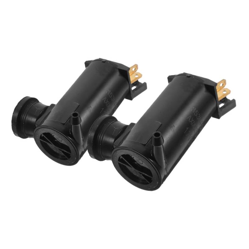 TOPBATHY 2 Stück Wasserstrahlmotor Hydraulikmotor Scheibenwischerbehälter Wischer Waschpumpe Waschpumpe Bremsmotor Windschutzscheibentüllen Scheibenwaschflüssigkeitsbehälter von TOPBATHY