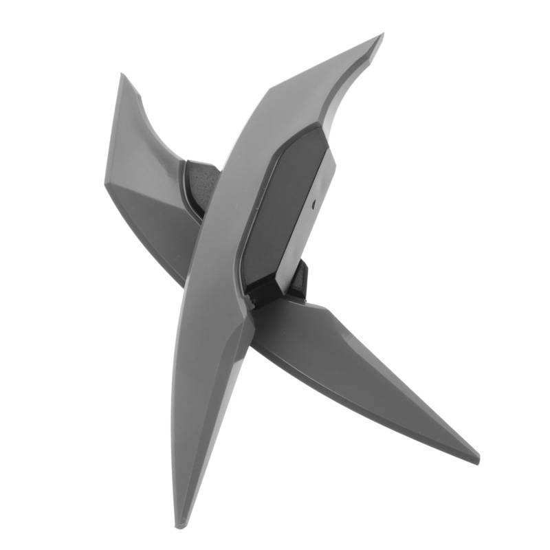 TOPBATHY 2 Stücke Messer Protector Motorrad Spoiler Aerodynamische Zubehör Seite Elektrische Motorräder Dirt Bike Grau Motorrad Windschutzscheibe Deflektor Kunststoff Grau von TOPBATHY