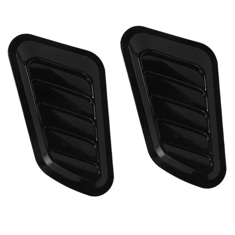 TOPBATHY 2Stücke Auto Ansaughauben Entlüftungsöffnungen Lufteinlass Abdeckungen Für Motorhaube Passend Design Für Fahrzeugmodifikation Einfache Installation von TOPBATHY