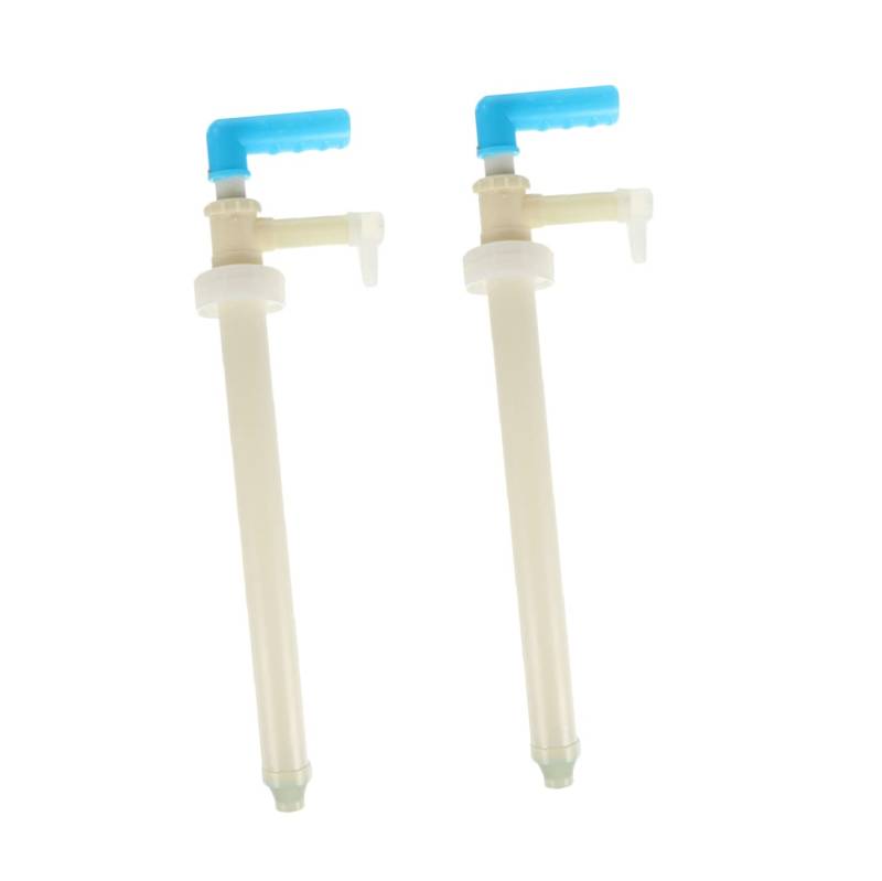 TOPBATHY 2Stücke Handpumpe Für Flüssigkeiten Manuelle Kraftstoffübertragungspumpe Für Benzin Öl Und Wasser Vielseitig Einsetzbar Robust Und Langlebig von TOPBATHY