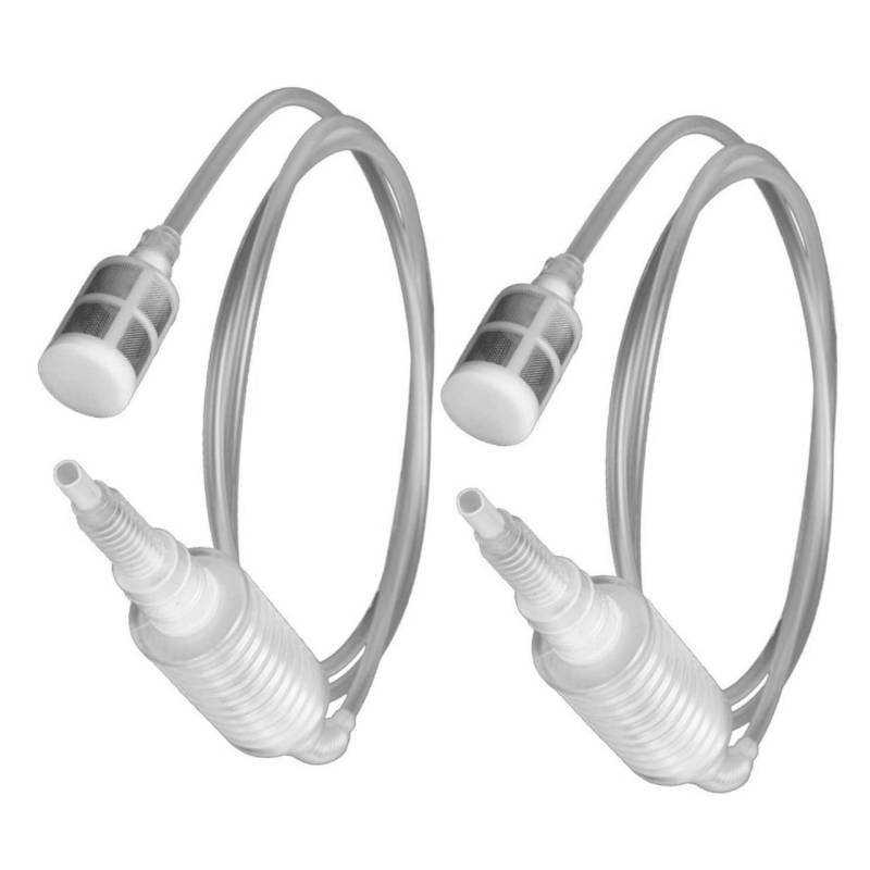 TOPBATHY 2Stücke Manuelle Pumpe mit Filter Siphonpumpe für Kraftstoffübertragung Ölabsaugpumpe mit Schlauch für Autos Boote und Flüssigkeitsumfüllung von TOPBATHY