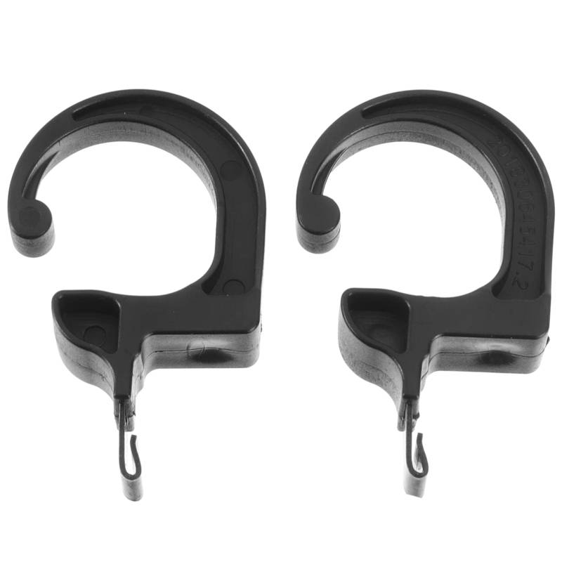 TOPBATHY 2Stücke Multifunktionale Aufbewahrungshaken für Autositz Robuste Haken für Regenschirme Handtaschen und Mehr Einfache Installation Platzsparend und Langlebig von TOPBATHY