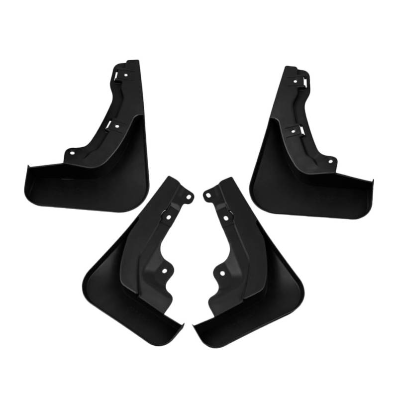 TOPBATHY 4 Stück Abdeckung Schmutzfänger Für Auto Bewachen Schmutzfänger Am Rad Aufgewertet Dreck Schmutzfänger Am Hinterrad Stoßdämpfungsschlammschutz Splash Guards Plastik Schwarz von TOPBATHY