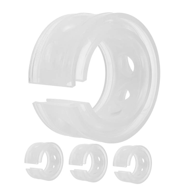 TOPBATHY 4 Stück Federkleber Autopuffer Federdämpfer Auto Stoßstangenkissen Auto Stoßdämpferbuchsen Autoersatz Auto Stoßstangenkissen Transparent Hochwertiges Gummi von TOPBATHY