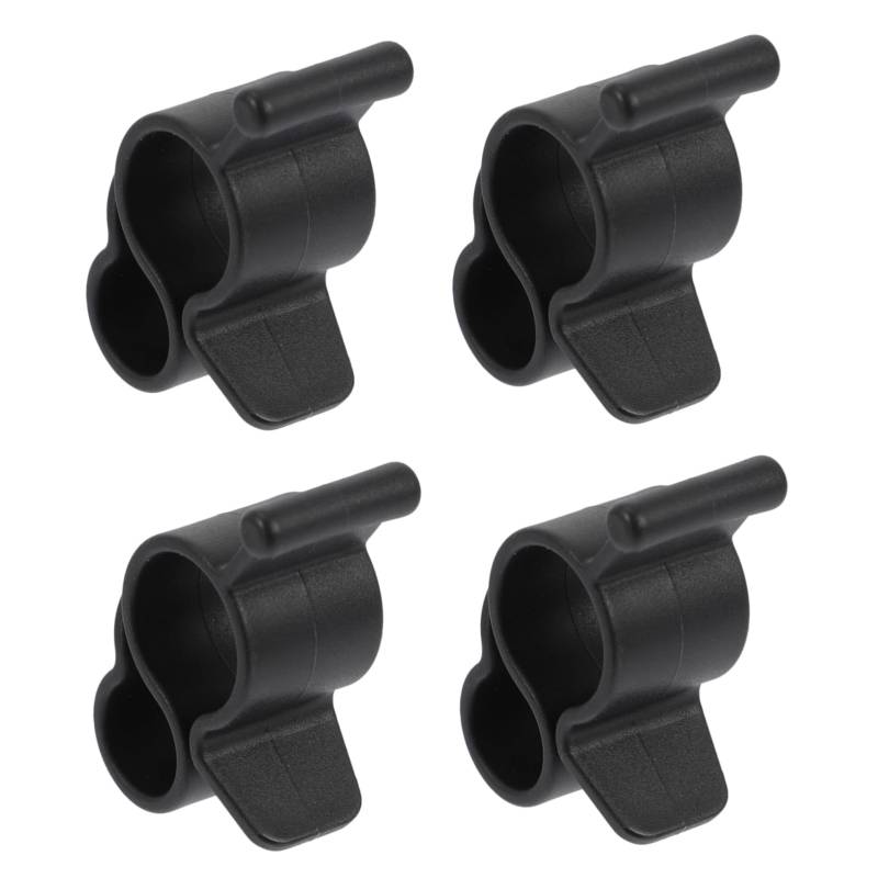TOPBATHY 4 Stück Markisenclip Abdeckung Schwarz Wohnwagen Clips Markisen-Rollkanal-Clip rv markise lichthaken rv markisen Lichter Clip markisenlaufschienen Haken Abs Black von TOPBATHY