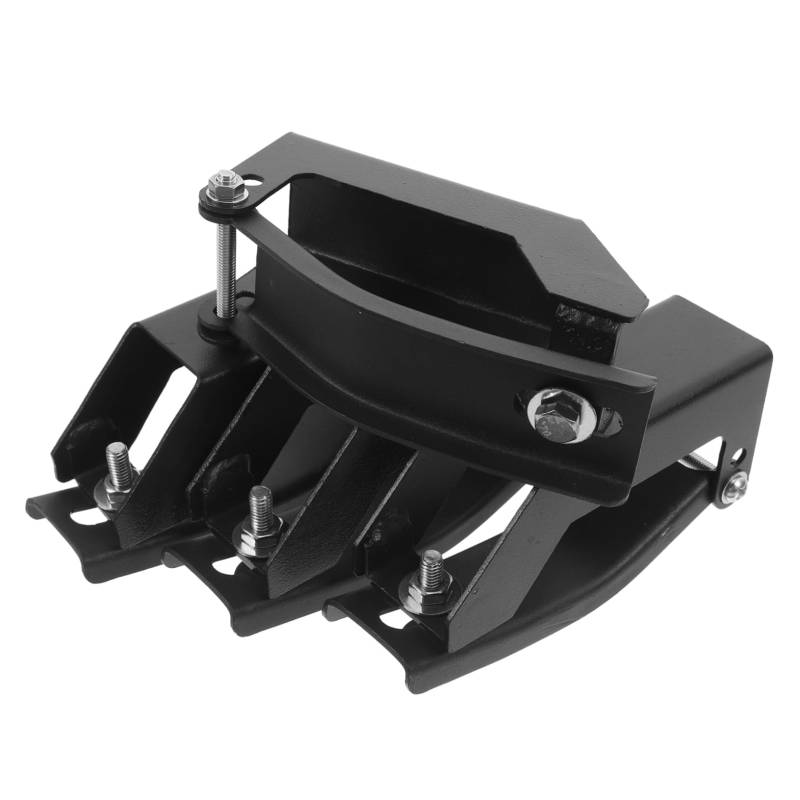 TOPBATHY 4 Stück rollende Reisetasche gepäckträger Autodachzelt Zubehör Dachträgerbefestigung Autodachträgerhalter Autoträger Auto-Dachträger-Clip-Abdeckung faltbares Gepäck Eisen Black von TOPBATHY