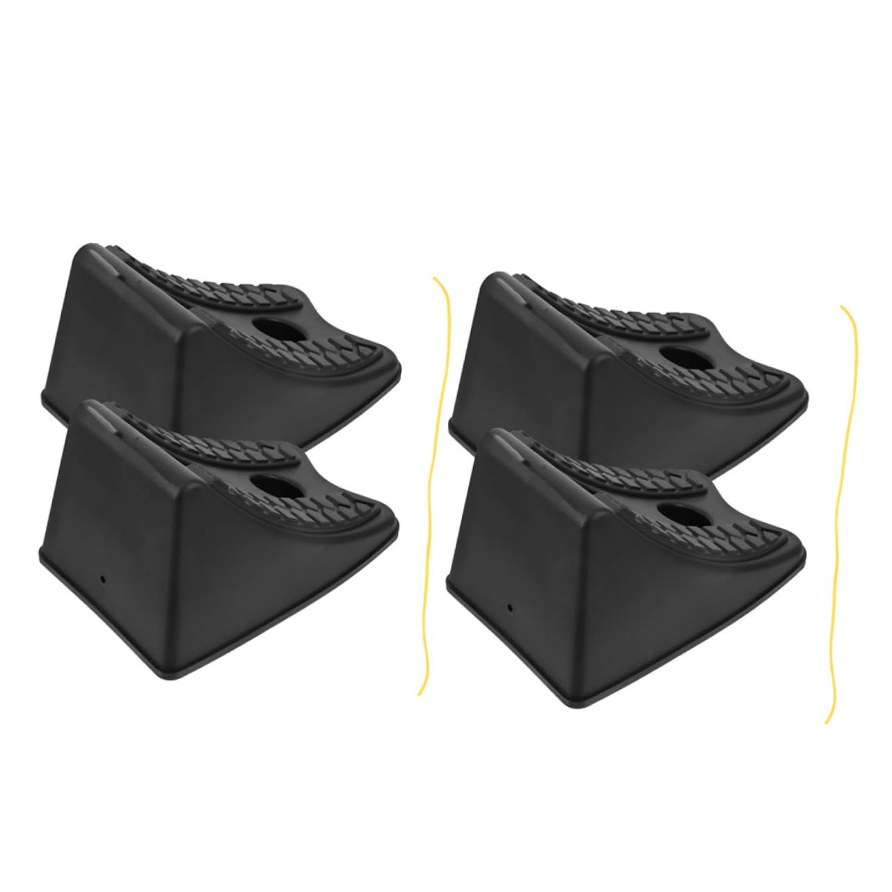 TOPBATHY 4 Stücke Unterlegkeil Heavy Duty Rad Klammer Moving Automotive Trailer Rv Stabilisator Blöcke Rv Rad Stabilisator Schwarz Abs TOPBATHY 4 Stücke Unterlegkeil Heavy Duty Rad Klammer Moving Automotive Trailer Rv Stabilisator Blöcke Rv Rad Stabilisator Schwarz Abs von TOPBATHY