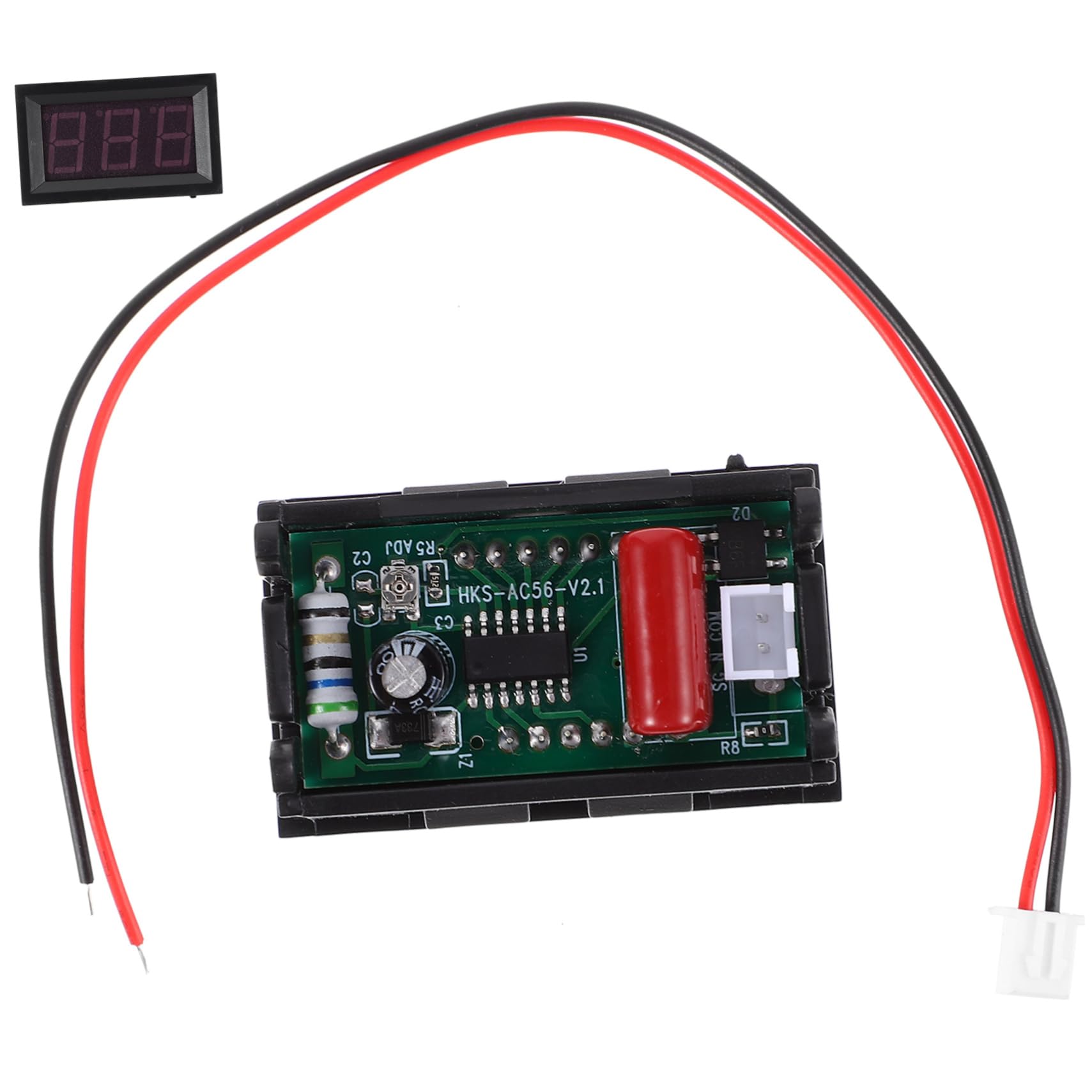 TOPBATHY 500V Ac Draht Batterievoltmeter Tragbares Digital Voltmeter Für Wechselspannungsmessung Kompakt Einfach Zu Installieren Für Elektriker Und Heimwerker TOPBATHY 500V Ac Draht Batterievoltmeter Tragbares Digital Voltmeter Für Wechselspannungsmessung Kompakt Einfach Zu Installieren Für Elektriker Und Heimwerker von TOPBATHY