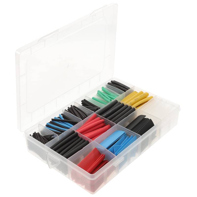TOPBATHY 580Stücke Wärmeschrumpf Kit Schrumpfschläuche Für Kabelisolierung Elektrische Reparaturen Mechanischen Schutz Für DIY Projekte Professionelle von TOPBATHY