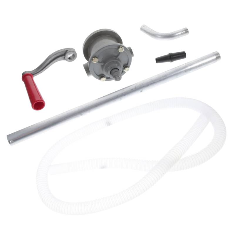 TOPBATHY Aluminium Handölpumpe Mit Drehmechanismus Für Flüssigkeiten Für Fässer Und Öltrommeln Vielseitig Einsetzbar Für Haushaltsanwendungen Leicht Zu Lagern von TOPBATHY