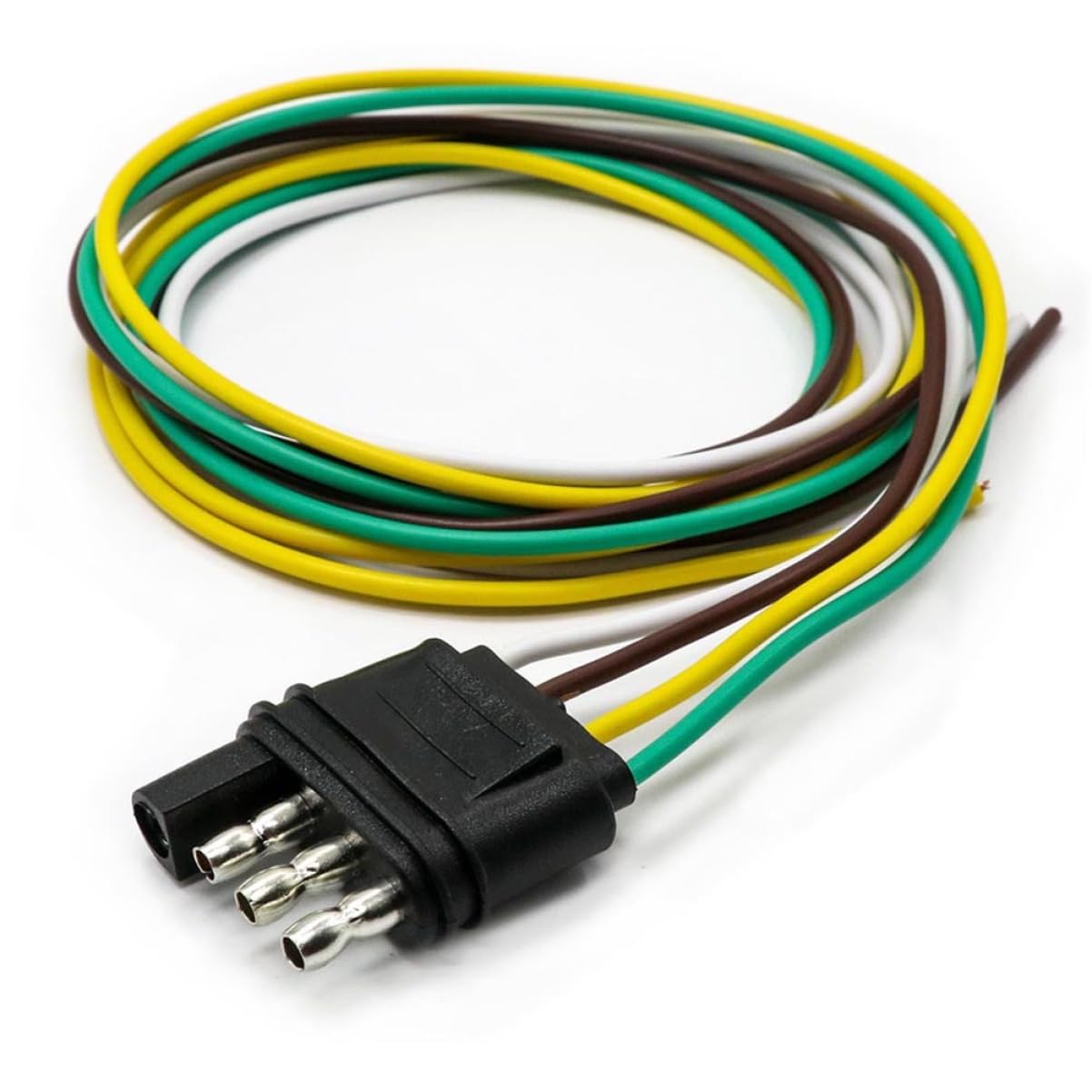 TOPBATHY Anhänger -stecker -Adapter 4-poliger Kabelbaum Anhängerseitige Verkabelung Anhängerkabel Grün TOPBATHY Anhänger -stecker -Adapter 4-poliger Kabelbaum Anhängerseitige Verkabelung Anhängerkabel Grün von TOPBATHY