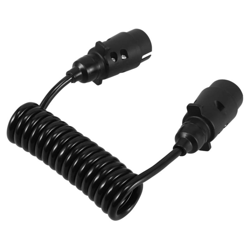 TOPBATHY Anhängeranschlussstecker Anhängerstecker Anhängerkabeladapter Anhängerlichtstecker Anhängerkabelverlängerung Anhängerlichtverlängerung Anhängersteckeradapter Anhängeradapter Nylon von TOPBATHY