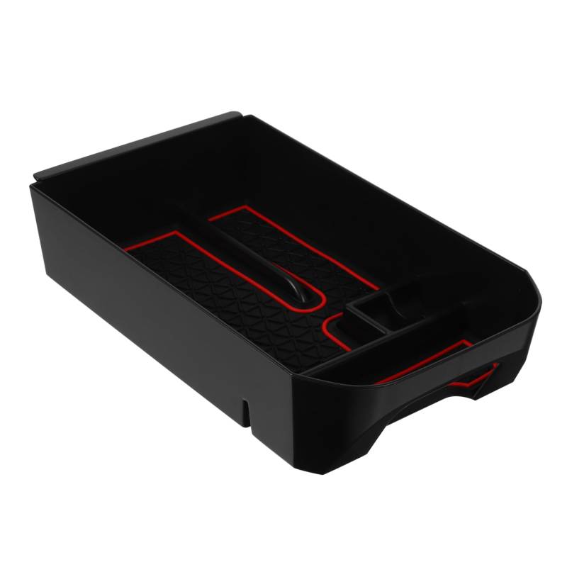 TOPBATHY Auto Aufbewahrungsbox Ablagefach Fächer Klein Ordentlich Autozubehör Armaturenbrett Organizer Armaturenbrett Aufbewahrungs Organizer Pp Rot von TOPBATHY