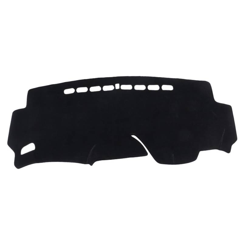 TOPBATHY Auto Dashboard Schutzmatte aus Super Polyester Lichtschutz Passend für Fit Schwarzes Armaturenbrett Polster Schützt Rissen und Blendeffekten von TOPBATHY