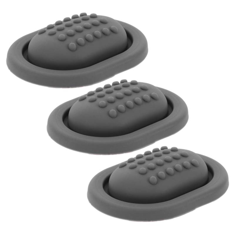 TOPBATHY Autowasserbecher Silikon -Fixierkissen Flasche für Stabilisator Auto-Wasserbecherbegrenzer Handy-Autobecherhalter Auto-Getränkehalter-Organizer Kieselgel Grey von TOPBATHY