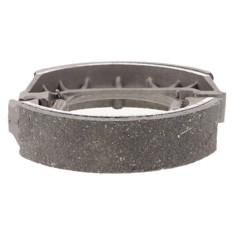 TOPBATHY Bremsbacke Ersatz Motorrad Zubehör Roller-Trommelbremse Rückseite fahrrad -Bremsbeläge, Scheibenbremsbeläge Bremsbeläge für Roller Mopedteile Metall Silver von TOPBATHY