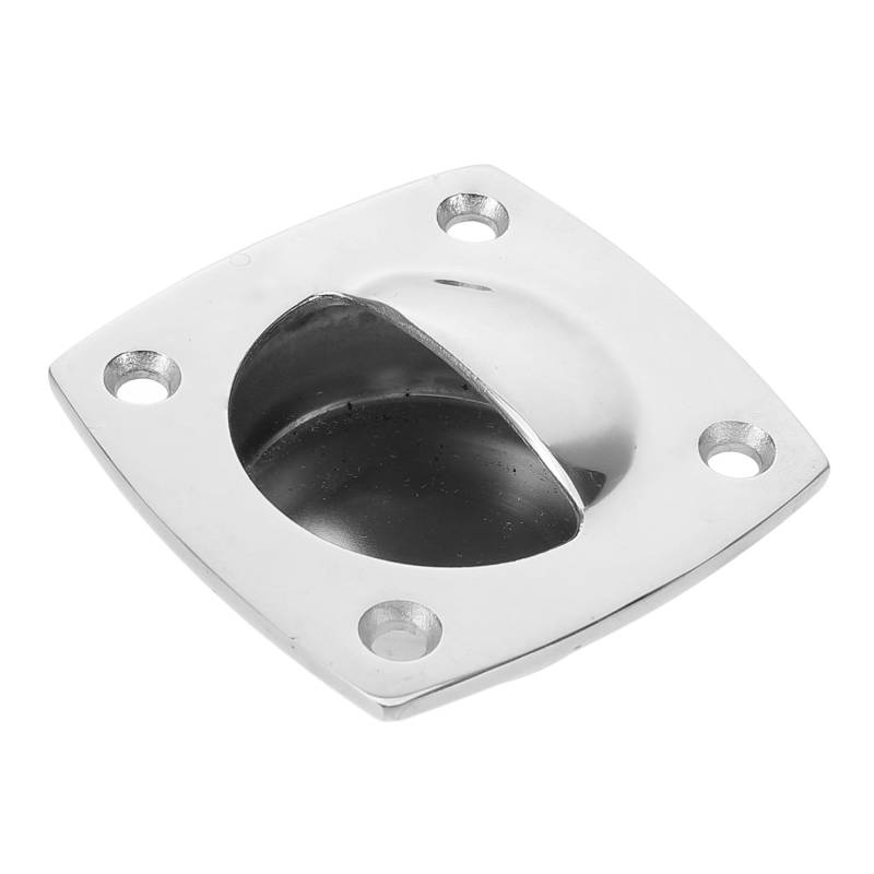TOPBATHY Edelstahlgriff Griffe verriegeln Yacht Bronze handhaben Bootstürverriegelung Lukenverschlüsse für Bootsschränke Bootsriegel Bodenriegel Rostfreier Stahl Silver von TOPBATHY