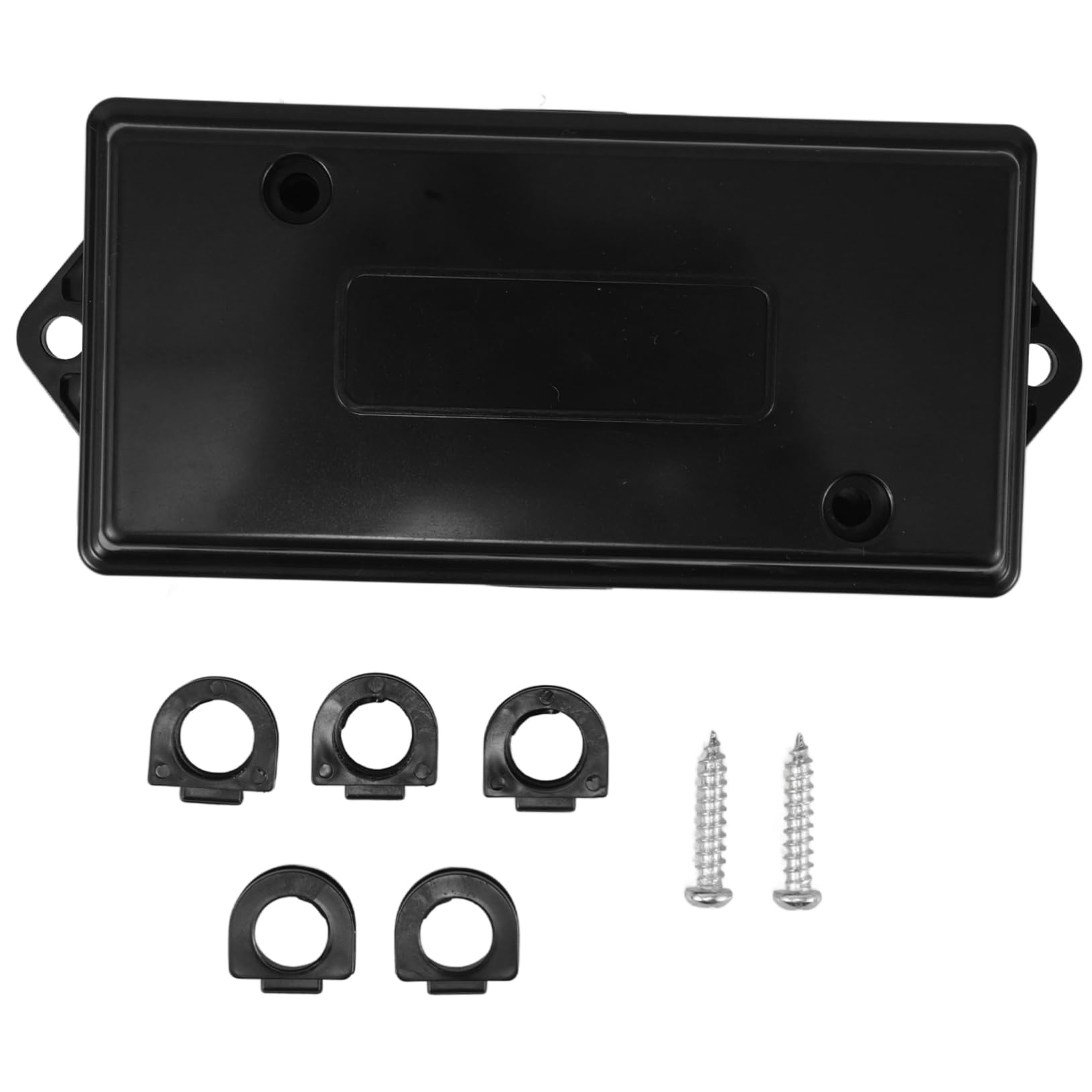 TOPBATHY Kasten 7-Wege-Anhängeranschluss Anschlussdosen Wohnmobil-Anhänger- Stecker für Anhängerbeleuchtung Anhänger elektrischer Stecker Plastik Black von TOPBATHY