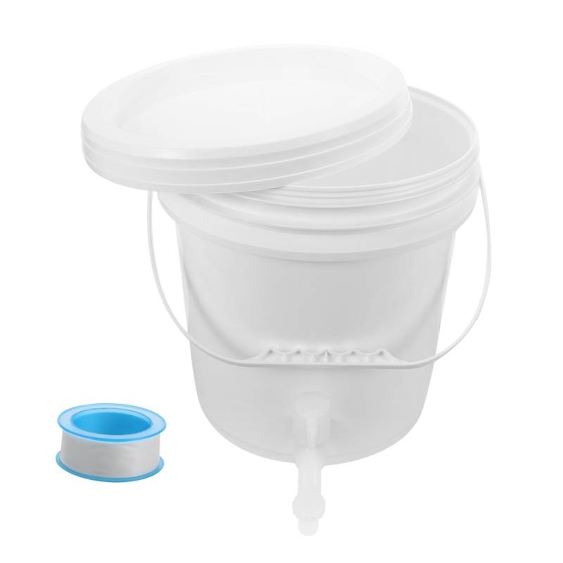 TOPBATHY Lagertank Wasserbehälter mit Wasserhahn Container Wohnwagen Krüge Tülle Outdoor-Camping-Wassereimer Wasserbehälter im Freien Camping Wasserkrug Campingzubehör Plastik von TOPBATHY