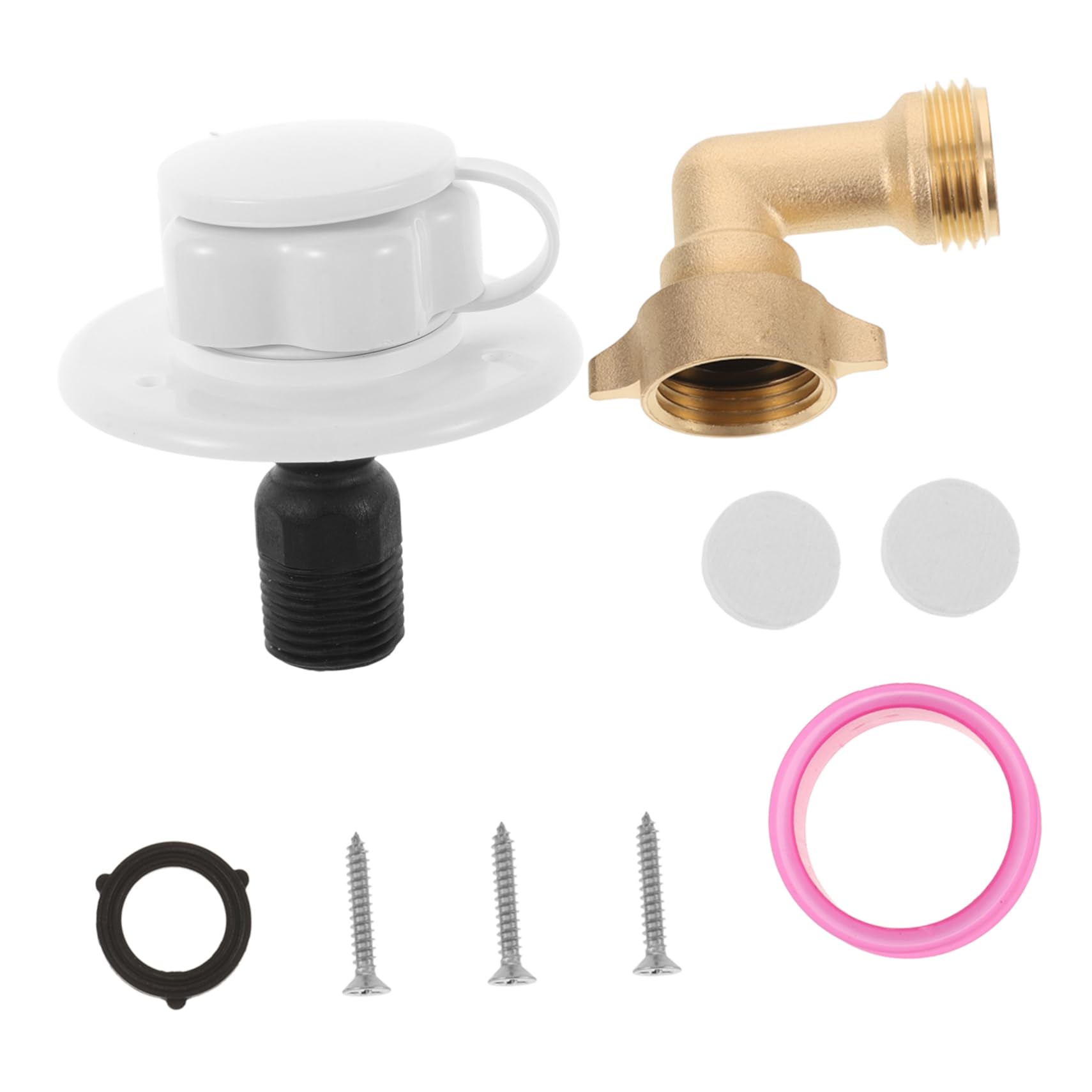 TOPBATHY Lecksicherer Stecker Ersatzteile für Wohnmobile RV-Wasserschlauchanschluss Wohnmobil Wassereinlass Austausch des Wassereinlasses im Wohnmobil Plastik Weiß TOPBATHY Lecksicherer Stecker Ersatzteile für Wohnmobile RV-Wasserschlauchanschluss Wohnmobil Wassereinlass Austausch des Wassereinlasses im Wohnmobil Plastik Weiß von TOPBATHY