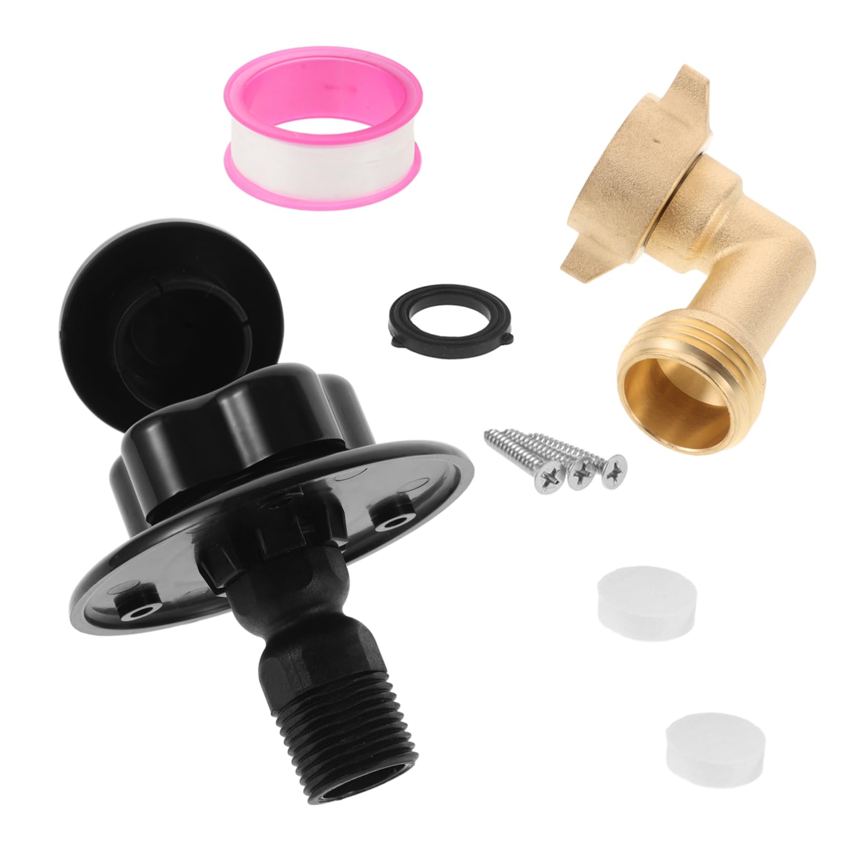 TOPBATHY Lecksicherer Stecker Wohnmobil Wassereinlass Wasserteile für Wohnmobile Wassertank RV-Einlass Ersatzteile und Zubehör für Wohnmobile Messing Black TOPBATHY Lecksicherer Stecker Wohnmobil Wassereinlass Wasserteile für Wohnmobile Wassertank RV-Einlass Ersatzteile und Zubehör für Wohnmobile Messing Black von TOPBATHY