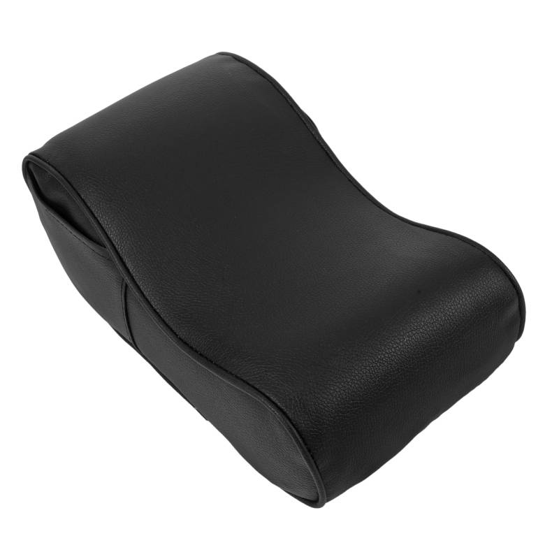 TOPBATHY Memory Foam -Handläufkissen für Abteil Armlehnenkissen klein Tasche auto armlehne kissen Mittelkonsolenauflage Autozentrum Konsolenkissen Autozubehör Leder Black von TOPBATHY
