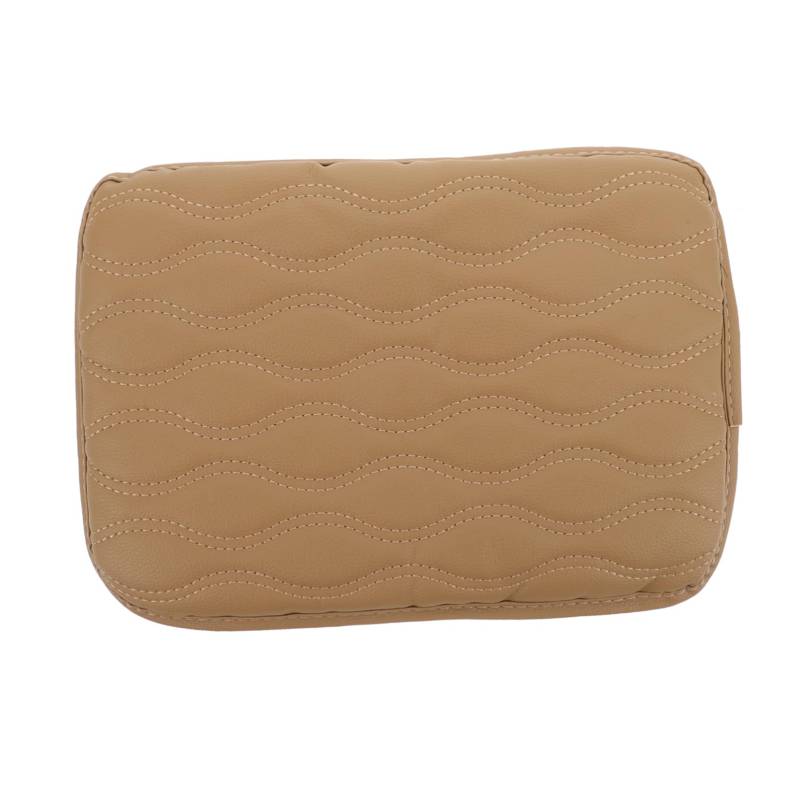 TOPBATHY Memory Foam Handlaufpolster Autoinnenausstattung Konsolen Armlehnenkissen Auto Armlehnenpolster Autozubehör Armlehnenpolster Auto Armlehnenkissen Armlehnenpolster Für Auto Beige von TOPBATHY