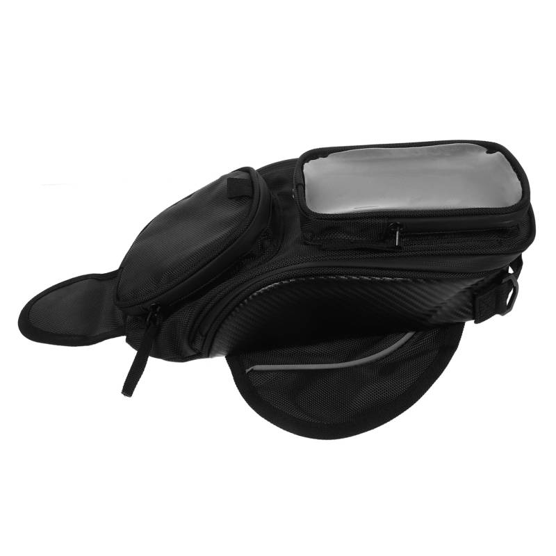 TOPBATHY Motorrad Wasserdicht Tasche Magnet Schwarz Sport Tank Navigation Stamm Träger Für Stoff Black von TOPBATHY