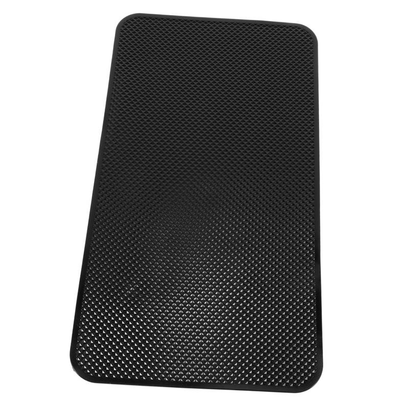 TOPBATHY On Board rutschfeste Matte Pad Funktion Grip Weiß Montage Armaturenbrett Für Autos Montiert Automotive Klebrige Anti Rutsch Matte Autozubehör Auto Innenausstattung Pu Schwarz von TOPBATHY