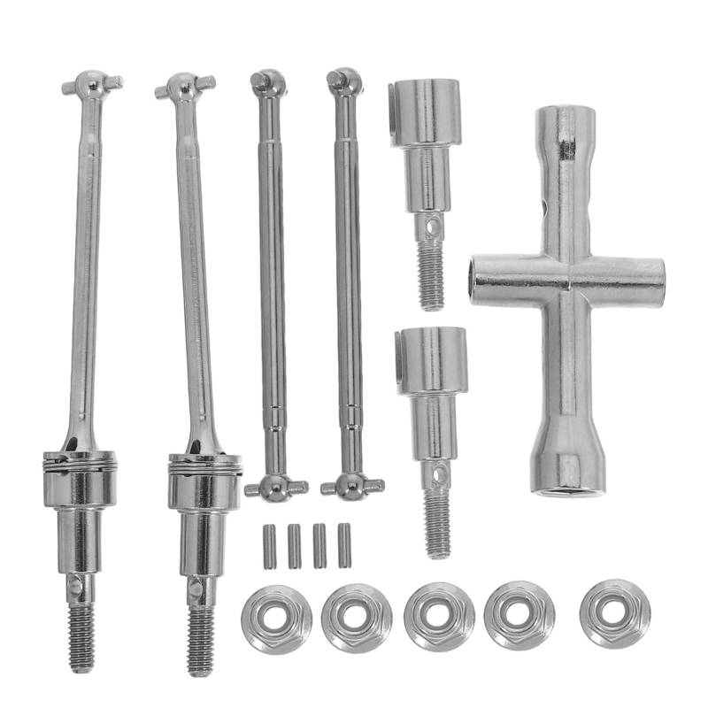 TOPBATHY Rc Autozubehör Vordere Hintere Antriebswelle Stahl Vordere Hintere Antriebswelle Teilantrieb Walker Teile Ersatzteile Autoteil Teil Hintere Antriebswelle Teile Ersetzen Metall von TOPBATHY