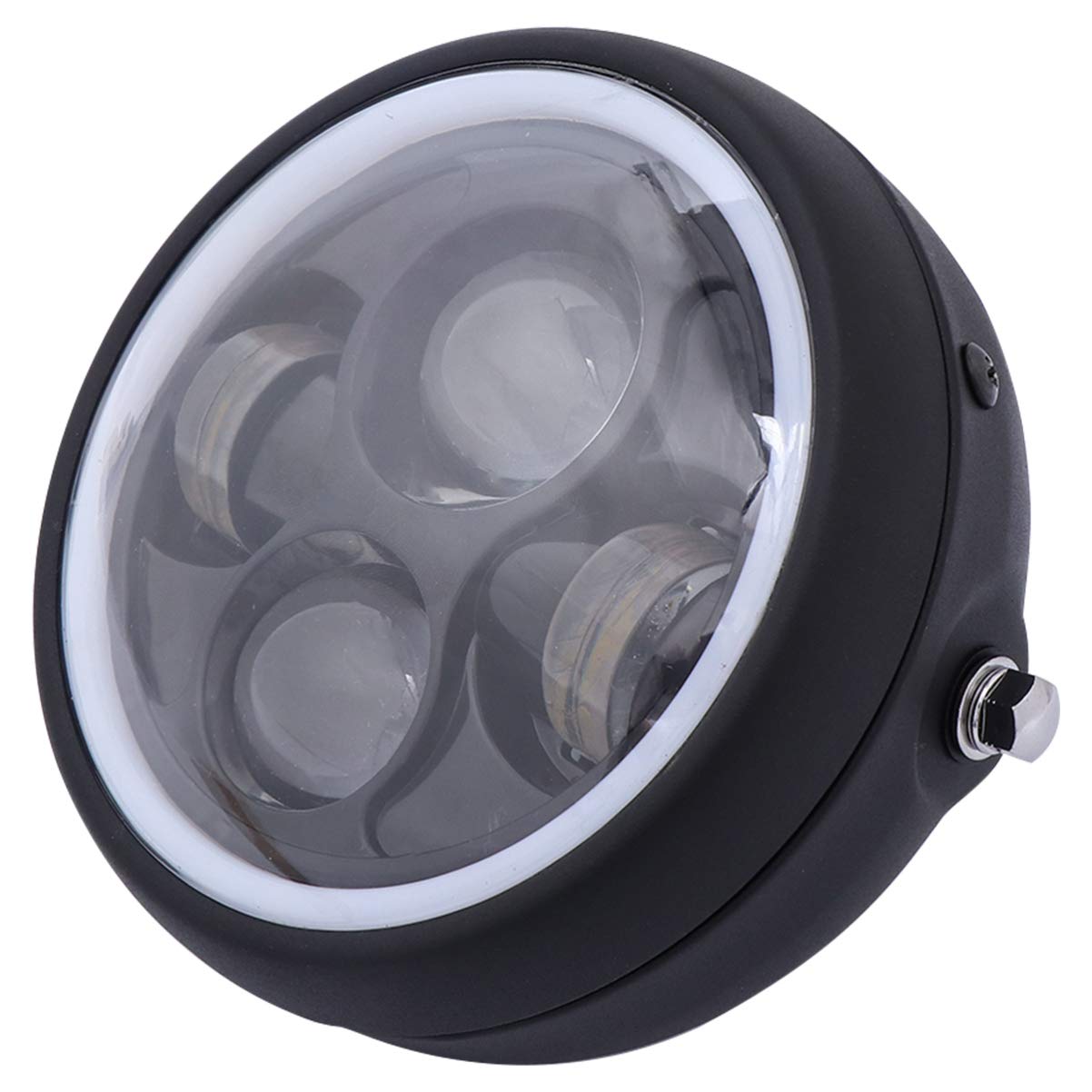 TOPBATHY Retro für Motorräder Schwarze Lampe mit Kristallobjektiv Einfache Installation Vintage Design Passend für Verschiedene Modelle TOPBATHY Retro für Motorräder Schwarze Lampe mit Kristallobjektiv Einfache Installation Vintage Design Passend für Verschiedene Modelle von TOPBATHY