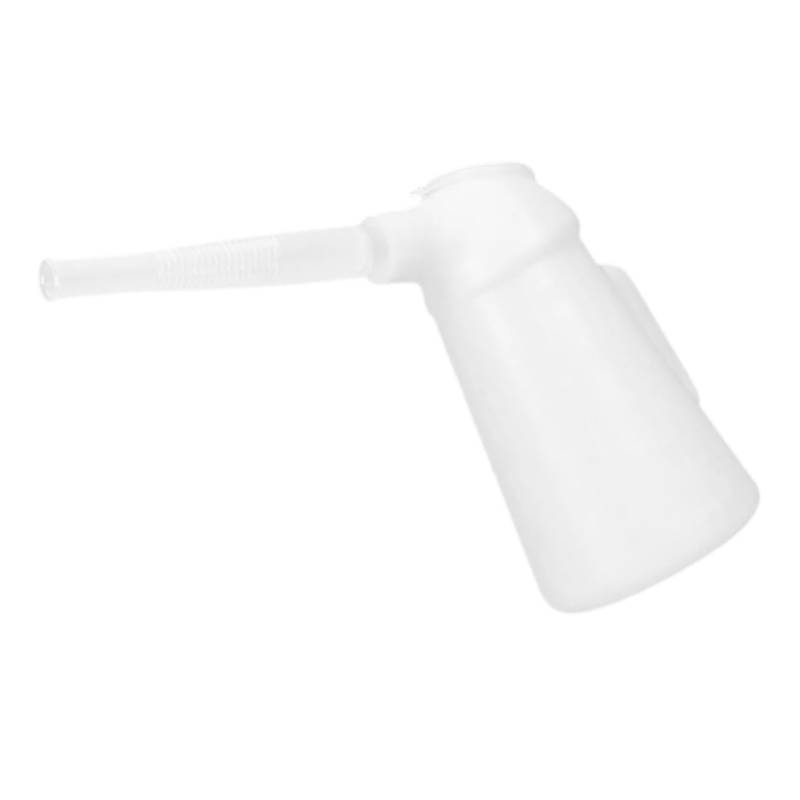 TOPBATHY Tanktopf Schmierölflasche Für Ölmessbehälter Ölspender Automobilflaschen Tragbarer Motorölbehälter Automobil Gießen Nachfüllbare Ölflasche Kunststoff Weiß von TOPBATHY