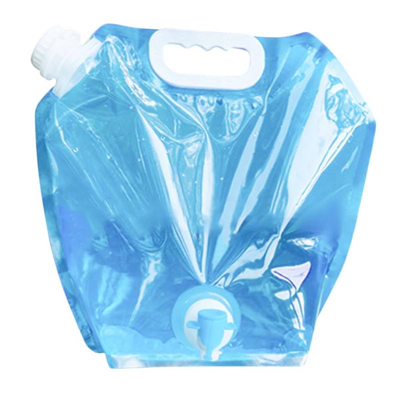 TOPBATHY Tragbarer Faltbarer Wassersack Kleine Wasserbehälter Für Camping Tank Trinken Wasserdicht Leicht Großer Schlanker Krug Wasserbehälter Zusammenklappbar Für Draußen von TOPBATHY