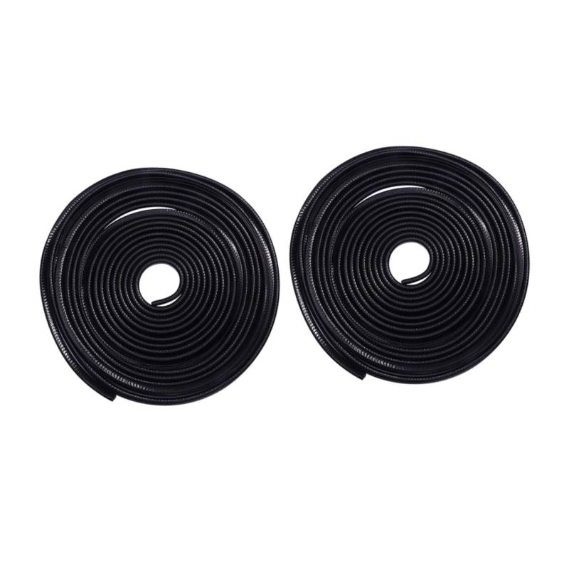 TOPBATHY Türschutzstreifen Autotürkantenschutzstreifen Abdeckung Autotürschutz Fensterbrett Beschützer Fahrzeugtürschutz Türschutzleiste Auto Stoßstangenschutzverkleidung PVC Schwarz von TOPBATHY