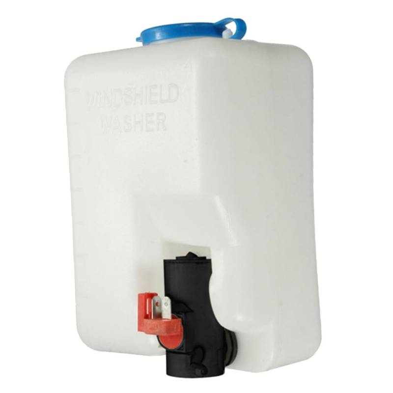 TOPBATHY Waschflasche Set Waschmaschine Fokus Auto Windschutzscheibe Fluid Waschanlage mit Pumpe Pumpenwaschflaschen-Kit Scheibenwaschwasserbehälter Black von TOPBATHY