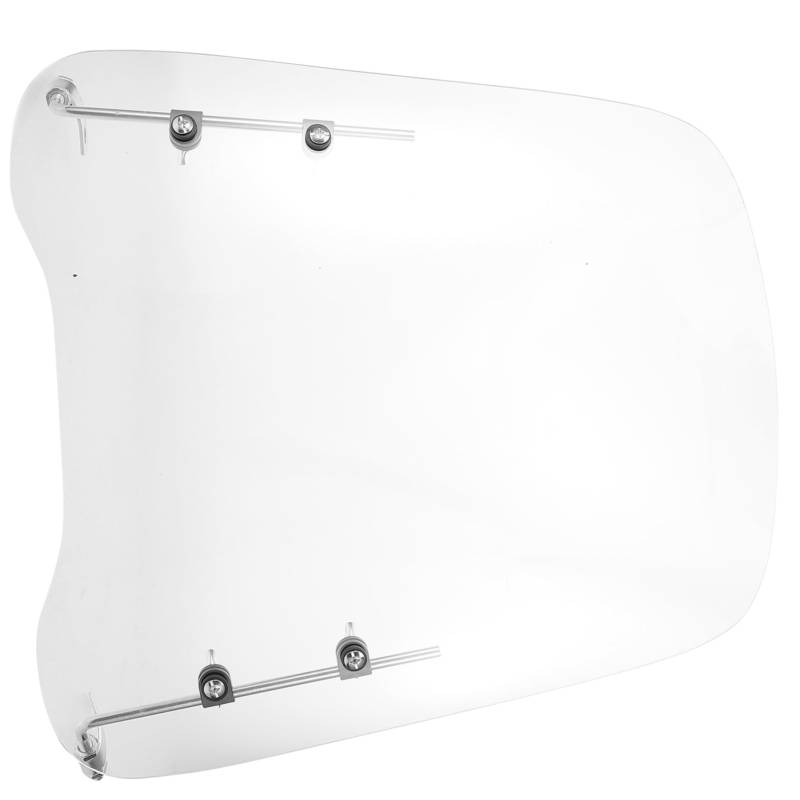 TOPBATHY Windschutzscheibe Groß Motorrad Windabweiser Bildschirm Windablenktor Motorrad Versorgung Windschott Für Motorrad Motorradteil Motorradzubehör Stk Transparent von TOPBATHY