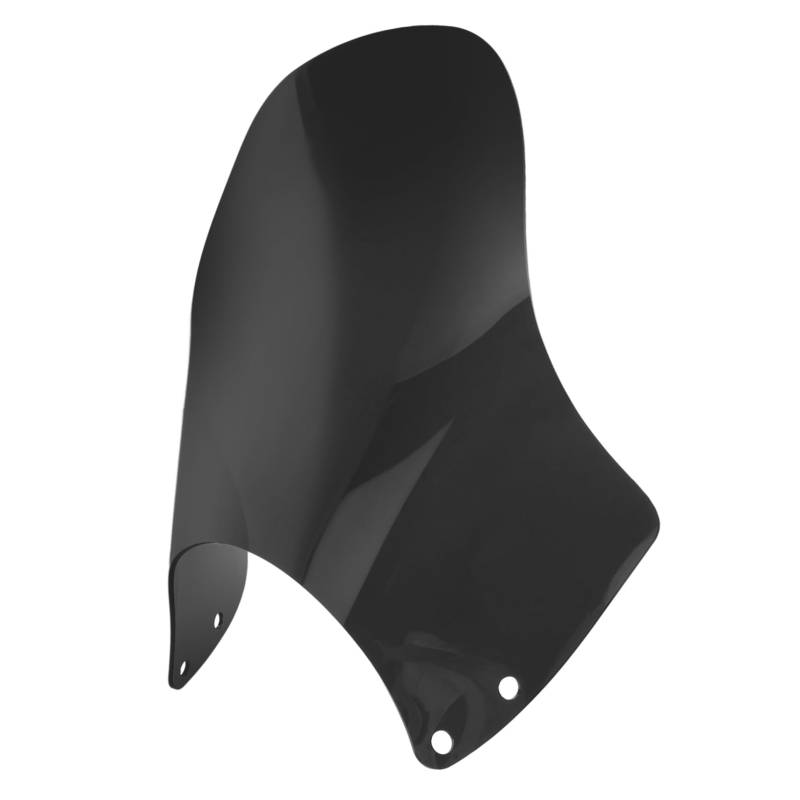 TOPBATHY Windschutzscheibe Road Motorrad Windschutzscheibe Zubehör Motorrad Windschutzscheibe Front Ersatz Deflektor Abdeckung Schwarz PC von TOPBATHY